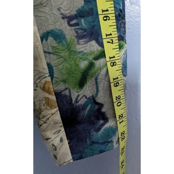 Coldwater Creek 18W Floral Print Blazer Jacket Floral Art to Wear - Picture 15 of 16